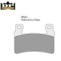 DP Brakes DP551 Sintered Front Brake Pad for Softail Models 15-16