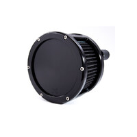 Feuling FE-5523 BA Race Series Air Cleaner Kit Black w/Solid Cover for Softail 18-Up w/Mid Mount Controls