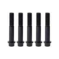 Feuling FE-ARP208 ARP Pully Bolts 12 Point Black 7/16" x 2.50" (5 Pack)