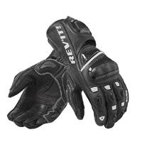 REV'IT! Jerez 3 Black/White Gloves [Size:XL]