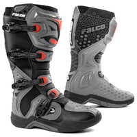 Falco Level Boots Grey/Red