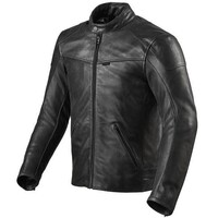 REV'IT! Sherwood Black Leather Jacket