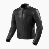 REV'IT! Roamer 2 Black Leather Jacket