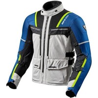REV'IT! Offtrack Silver/Blue Textile Jacket
