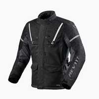 REV'IT! Horizon 3 H2O Black/White Textile Jacket