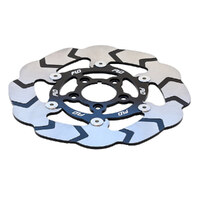 Flo Motorsports FLO-HD-801SL 11.8" Front Floating Disc Rotor w/Silver Carrier for Dyna 06-17/Softail 15-Up/Sportster 14-Up/some Touring 08-Up