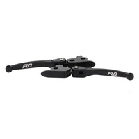 Flo Motorsports FLO-HD-807 MX Levers Black for Softail 96-14/Dyna 96-Up/Touring 96-07/Sportster 96-03