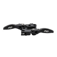 Flo Motorsports FLO-H-D-810-SHORT Short MX Levers Black for Softail 15-Up