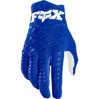 Fox 360 Gloves Graphic Blue