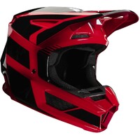 Fox 2020 V2 Hayl Flame Red Youth Helmet