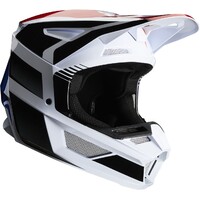 Fox 2020 V2 Hayl Blue/Red Youth Helmet