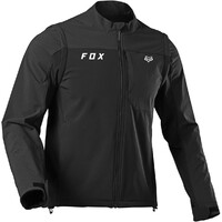 Fox Legion Softshell Black/Silver Textile Jacket