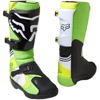 Fox Comp Green/Yellow Boots