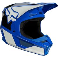 Fox V1 Revn Blue Youth Helmet