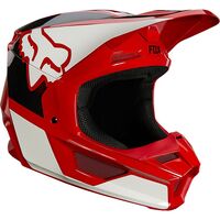 Fox V1 Revn Flame Red Youth Helmet