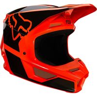 Fox V1 Revn Fluro Orange Youth Helmet