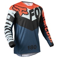 Fox 180 Trice Grey/Orange Jersey