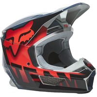 Fox V1 Trice Grey/Orange Helmet
