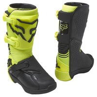 Fox Comp Youth Boots Fluro Yellow