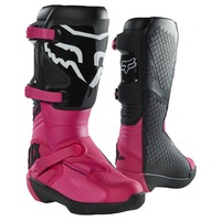 Fox 2022 Comp Black/Pink Womens Boots