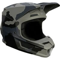 Fox V1 Trev Black/Camo Youth Helmet