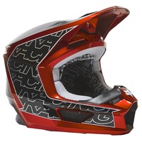 Fox V1 Peril Fluro Red Helmet