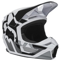 Fox V1 Lux Black/White Helmet