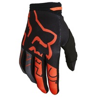 Fox 180 Skew Black/Orange Gloves