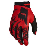 Fox 180 Peril Gloves Fluro Red