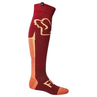 Fox Cntro Coolmax Flame Red Thin Socks