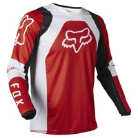 Fox 180 Lux Youth Jersey Fluro Red