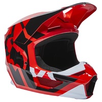 Fox V1 Lux Fluro Red Youth Helmet