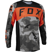 Fox 2023 180 Bnkr Grey Camo Jersey
