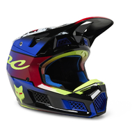Fox 2023 V3 RS Dkay Blue/Red Helmet