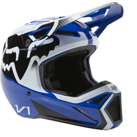 Fox 2023 V1 Leed Blue Helmet