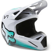 Fox 2023 V1 Toxsyk White Helmet