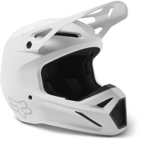 Fox 2023 V1 Solid Matte White Helmet