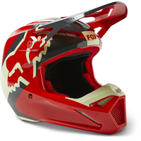 Fox 2023 V1 Xpozr Fluro Red Helmet