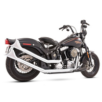 Freedom Performance FPE-HD00264 Upsweep Sharktail Exhaust Chrome for Softail 86-17