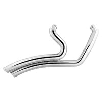 Freedom Performance Exhaust FPE-HD00647 Sharp Curve Radius Exhaust System Chrome w/Chrome End Caps for Touring 17-Up