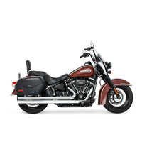 Freedom Performance Exhaust FPE-HD00751 Independence Long Exhaust System Chrome w/Chrome End Caps for Softail 18-Up