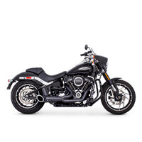 Freedom Performance FPE-HD00810 Turnout 2-1 Exhaust Black w/Black Tip for Softail 18-Up