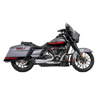 Freedom Performance FPE-HD00852 Combat 2-1 Exhaust Chrome w/Black End Cap for Touring 17-Up