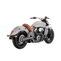 Freedom Performance Exhaust FPE-IN00082 Combat 2-1 Exhaust System Black w/Black End Cap for Indian Scout 15-Up