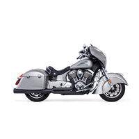 Freedom Performance FPE-IN00164 Union 2-1 Exhaust Black w/Black End Cap for Indian Big Twin w/Hard Saddle Bags