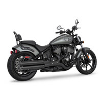 Freedom Performance FPE-IN00485 3.25" Slip-On Mufflers Black w/Black Racing End Caps for Indian Cruiser 22-Up