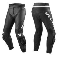 REV'IT! Vertex GT Black/White Standard Leg Leather Pants