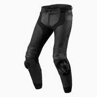 REV'IT! Apex Black Standard Leg Leather Pants