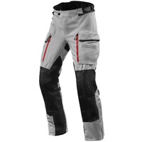 REV'IT! Sand 4 H2O Silver/Black Short Leg Textile Pants