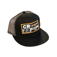 Factory Effex CR22 Snapback Hat Black/Grey Mesh